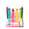 BMD-MINI5NE - MŌDA® Minis Totally Electric 5pc Pink Travel Eye Kit front packaging