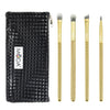 MSET-EK4-NP - MŌDA® Metallics 5pc Bold Eye Kit brushes and zip pouch