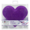 BMD-T01 - MODA® Heart Scrubby Makeup Brush Cleaning Pad Retail Packaging Front
