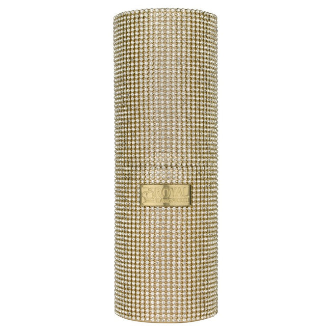 Gold Gem Brush Container — detail