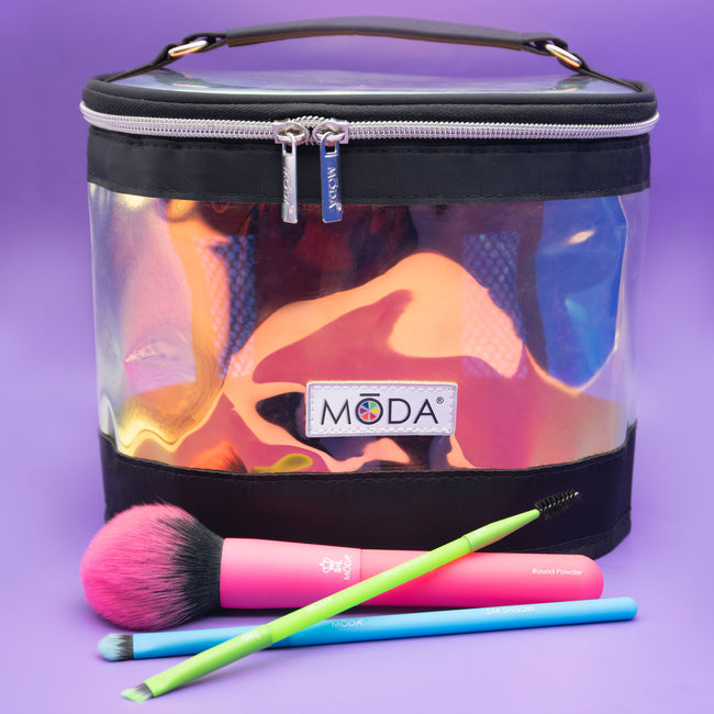 MŌDA® Iridescent Train Case — detail