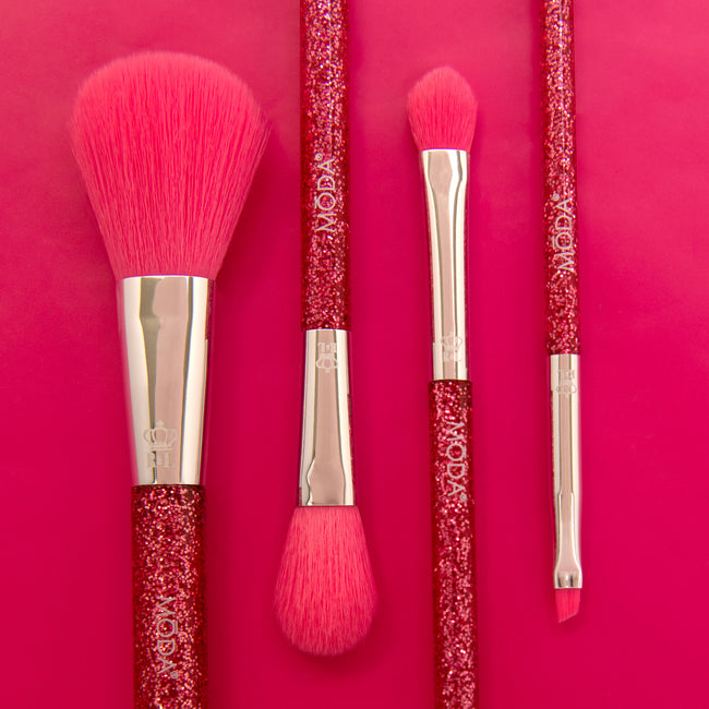 MŌDA® Neon Pink Glitter Face Kit — detail