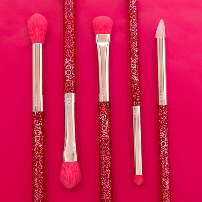MŌDA® Neon Pink Glitter Eye Kit — detail