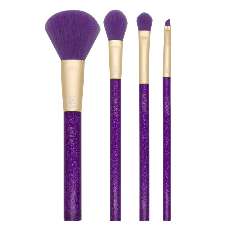 MŌDA® Season of Sparkle Purple Glitter Face Kit