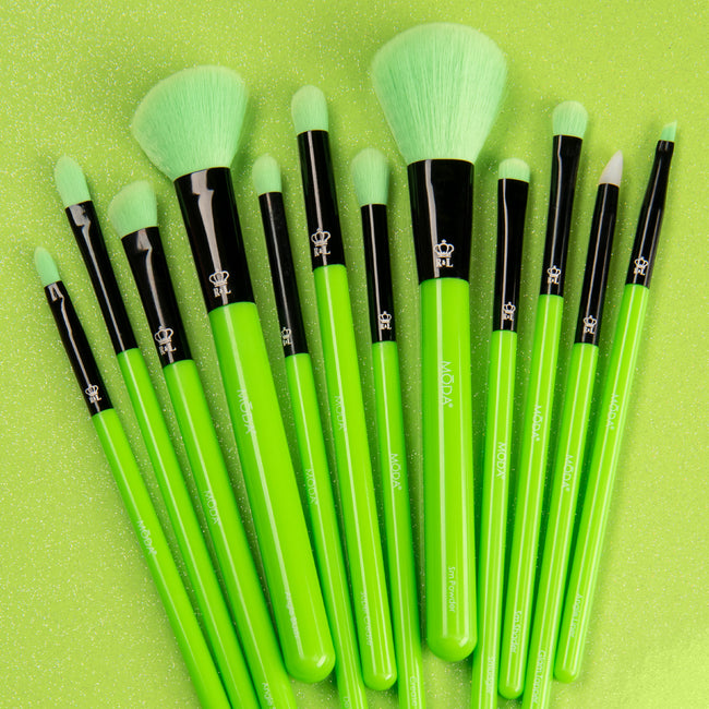 MŌDA® Neon Green Full Face Kit — detail
