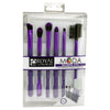 BMD-BESET7PU - MODA® BEAUTIFUL EYES 7pc Purple Brush Kit Makeup Brushes in Retail Packaging