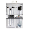 BMD-BESET7WH - MODA® BEAUTIFUL EYES 7pc White Brush Kit Makeup Brushes in Retail Packaging