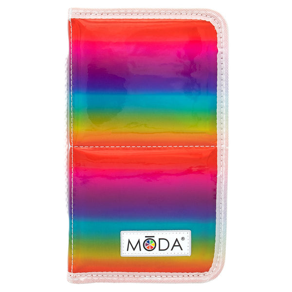 MŌDA® Rainbow Zip Flip Case