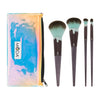 BMD-ICCSET5 - Chocolate Mint Brushes with Iridescent Zip-Up Case