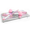 BMD-MRQSET5 - MŌDA® Mythical 5pc Rose Quartz Crystal Kit Makeup Brushes