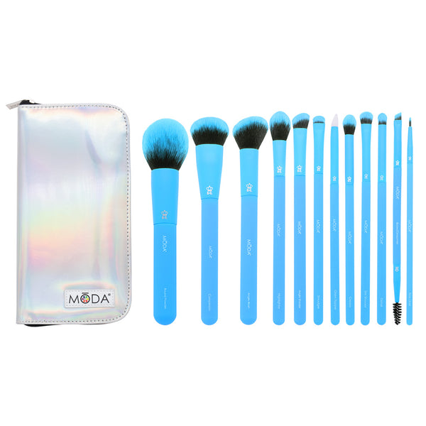 MŌDA® Totally Electric Neon Blue Full Face Kit