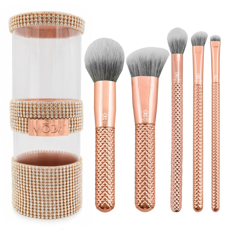 MŌDA® Metallics Rose Gold Full Face Kit