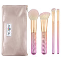 MSET-RCK4 - MODA® Rosè 5pc Complete Kit Makeup Brushes with Zip Case - thumbnail 1