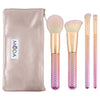 MSET-RCK4 - MODA® Rosè 5pc Complete Kit Makeup Brushes with Zip Case
