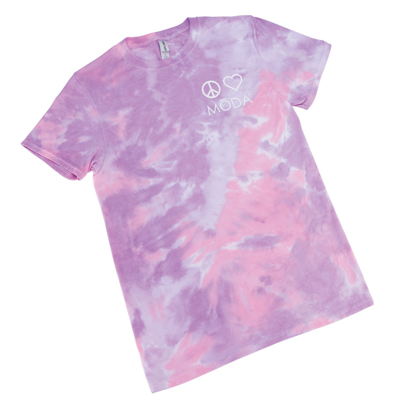 MŌDA® Peaceful Purple Tie Dye Tee