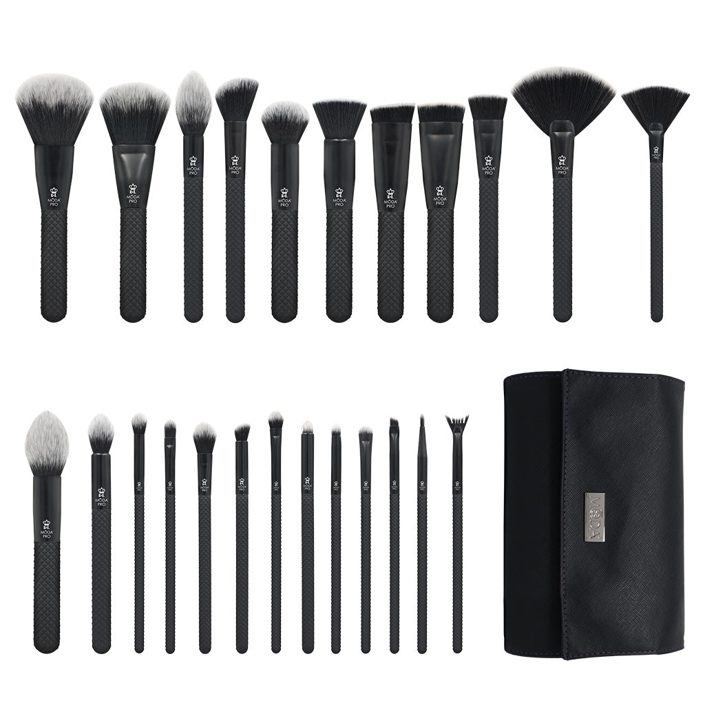 25pc Kit Pro – Face Brush MŌDA® Wrap MŌDA® Full